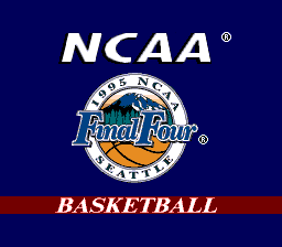 NCAA Final Four Basketball Title Screen